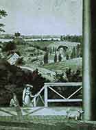 Blick vom Tempelberg - Gemälde