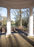 Blick zum Grünhausgarten